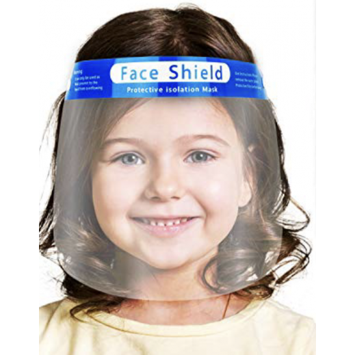 Face Shield for kids with Elastic Headband, 1 unit/bag, Pink