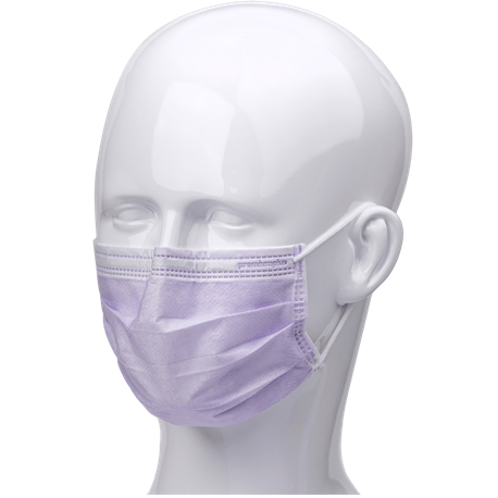 Premium Plus Ultra Sensitive Type IIR Ear Loop Face Masks with Shield, 25/Box