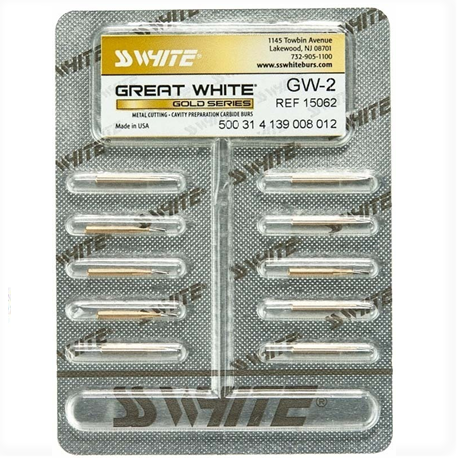 SS White Great White GW2 (Gold Series) Ref. 15062 Size #12 (10pcs/pack)
