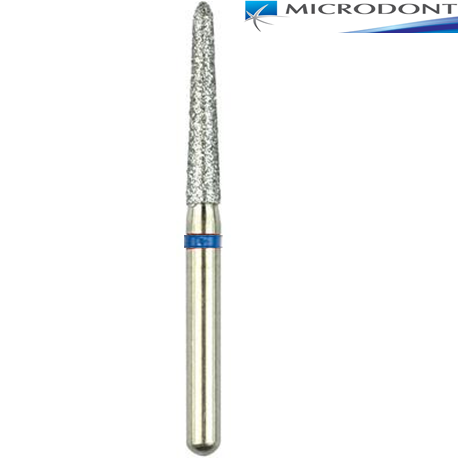 Microdont Diamond Cone Round End Bur,Regular Grit, 2134.FG.014,10pieces/pack