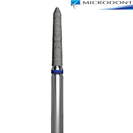 Microdont Diamond Bur Cone Ogyval End,Regular Grit, 2112.FG.012, 10pieces/pack