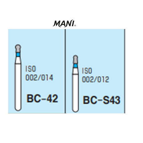 MANI Diamond Bur Ball Collar BC-S43 (5pcs/pack)