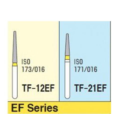 MANI Diamond Bur Tapered Fissure,Extra Fine TF-12EF (5pcs/pack)