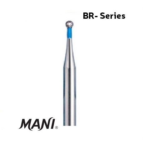 Mani Diamond Bur (5pcs/pack)- BR-48 (Extra-Fine Grit)