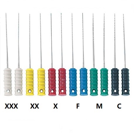 Mani Barbed Broaches F/Blue (6 pcs/pack)