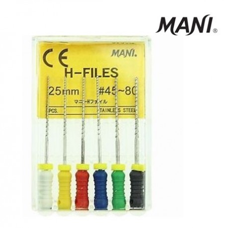 Mani H File #45-80 18mm (6pcs/box)