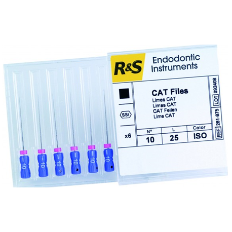 R&S CAT files for Root canal ISO No 10, 25mm (6 pieces/box)