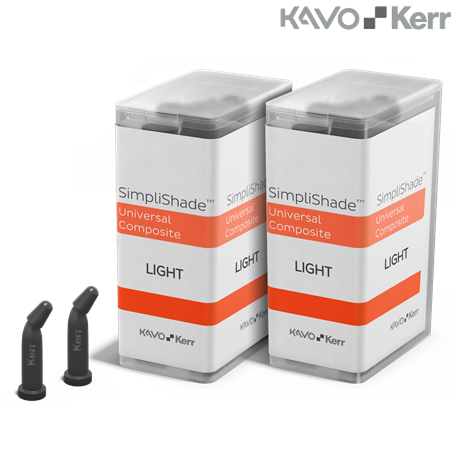 KaVo Kerr SimpliShade Universal Composite Unidose 10 Pack, Bleach White #36979