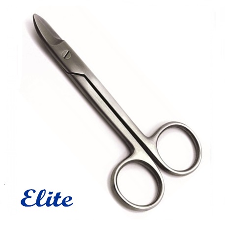 Elite Crown Scissor, Curved, 10.5 cm
