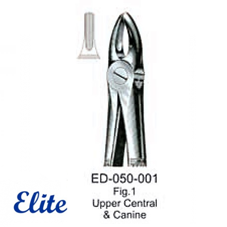 Elite Extraction forceps Upper Central Incisors and Canines (# ED-001)
