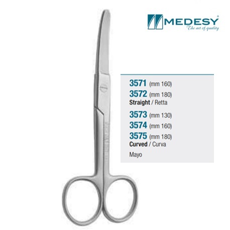 Medesy Scissor Mayo mm130 Curved #3573