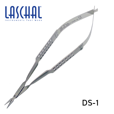 Laschal Straight Vannas Scissors w/1.0 cm Blades 13.5 cm # DS-1