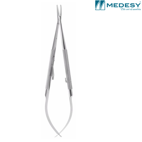 Medesy Needle Holder Castroviejo mm140 Curved Tc #1922/B-TC