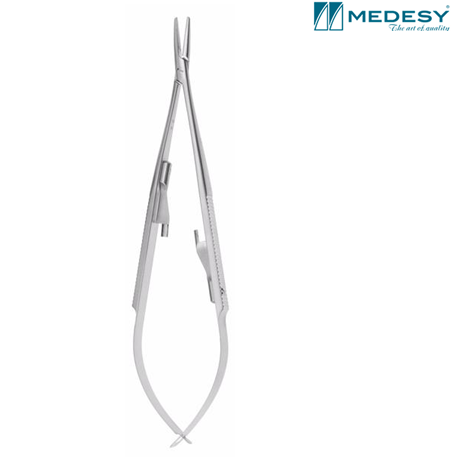 Medesy Needle Holder Castroviejo mm140 Curved #2000/B