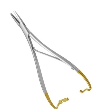 R&S Mayo-hegar needle holder length 14 cm (with tungsten carbide beak)