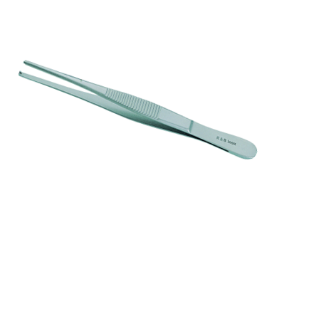 R&S Surgical tweezer with hooks - length 13 cm