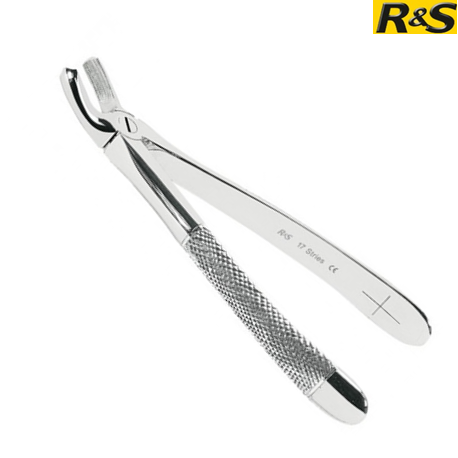 R&S Upper right molar tooth extraction forceps no.17