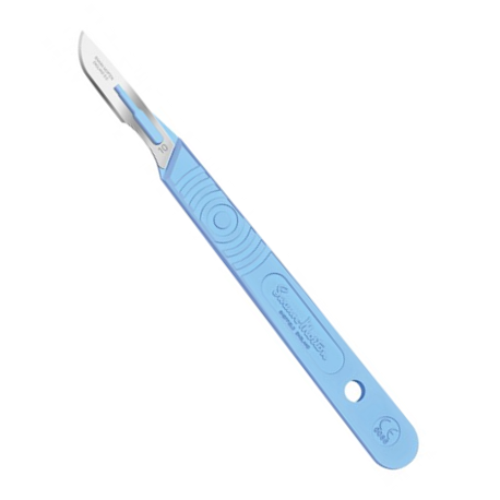 Sterile German disposable scalpels with handle No.15