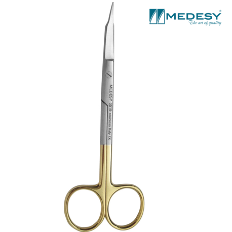 Medesy Scissor Goldman-Fox mm130 Curved Tc #3519/TC