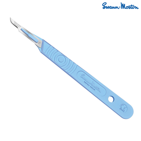 Swann Morton Surgical Disposable Scalpel Sterile Blade, #SS-15 (10pcs/box)