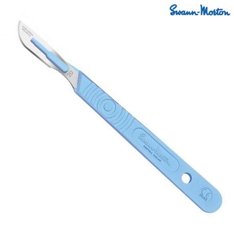 Swann Morton Surgical Disposable Scalpel Sterile Blade, #SS-20 (10pcs/box)