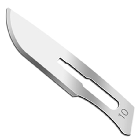 B. Braun Carbon Steel Sterile Surgical Blade, Size 10 (100pcs/box)