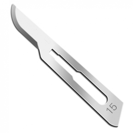 B. Braun Carbon Steel Sterile Surgical Blade, Size 15 (100pcs/box)