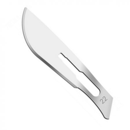 B. Braun Carbon Steel Sterile Surgical Blade, Size 22 (100pcs/box)