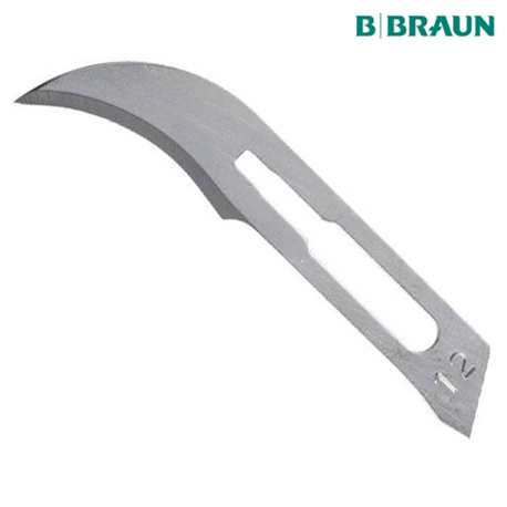 B Braun Carbon Steel Scalpel, Size 12, 10pcs/box