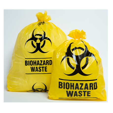 Bio Hazard Bag 24''x 36''x T0.03mm