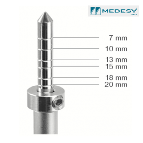 Medesy Osteotome Pointed mm2 #1312/1P