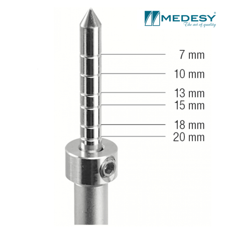 Medesy Osteotome Pointed Straight mm2.7 #1323/1