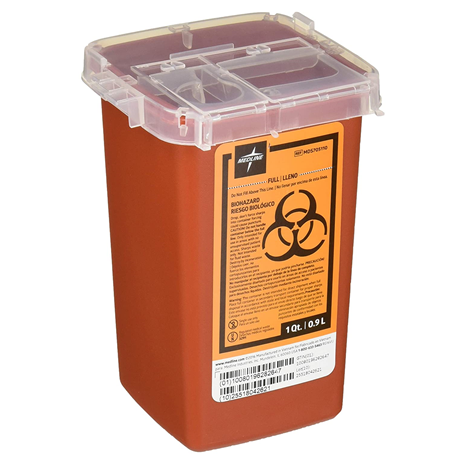 BioHazard Sharp Disposal Box, 1L