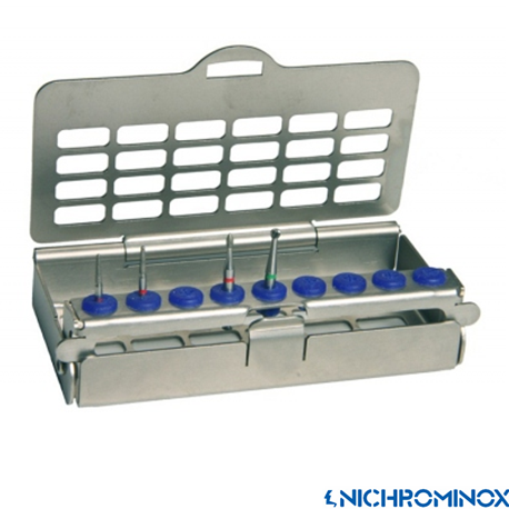 Nichrominox 9-holes ultralight Bur holder