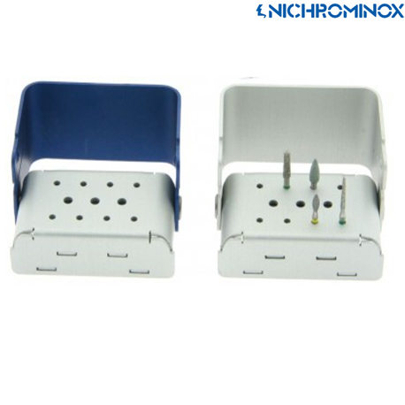 Nichrominox Aluminium 11 holes Color Bur Block/holder