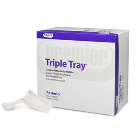 Premier Triple Tray, Extended Quadrant (35/Box)
