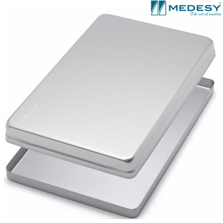 Medesy Tray Large Aluminium Silver - Lid #999/A
