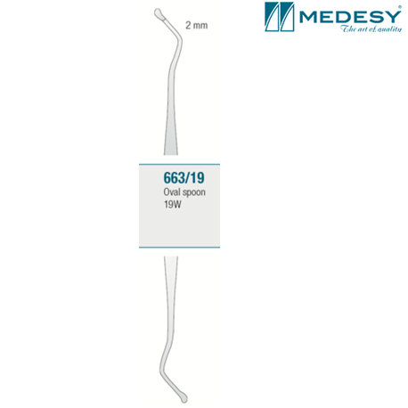 Medesy Excavator Oval Spoon 19W #663/19