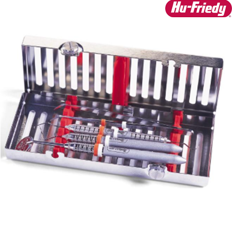 Hu-Friedy Cassette for 5 instruments # IM6050/Red