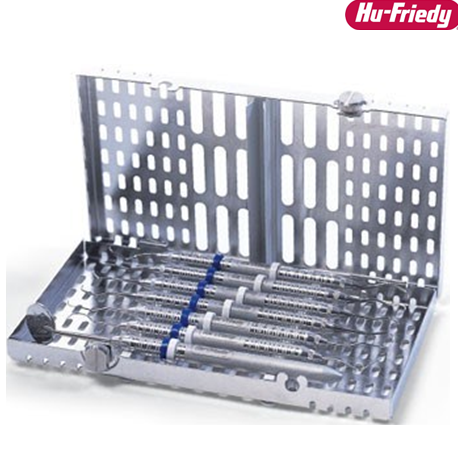 Hu-Friedy Cassette for 7 instruments, Space saver #IMSS70/Red