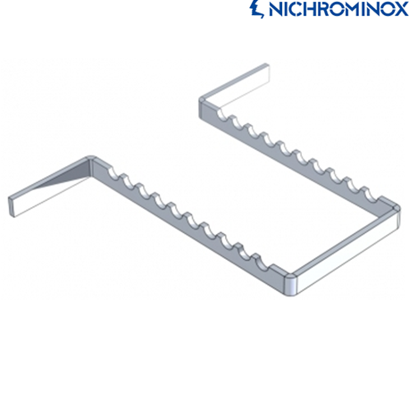 Nichrominox Aluminium Instrument holder for 10 Instruments
