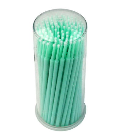 Oro Microbrush Applicator Green, Regular, 100pcs/tube, 4 tubes/box