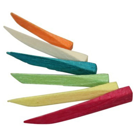 Disposable Dental Plastic Wedges, Orange, 100pcs/box