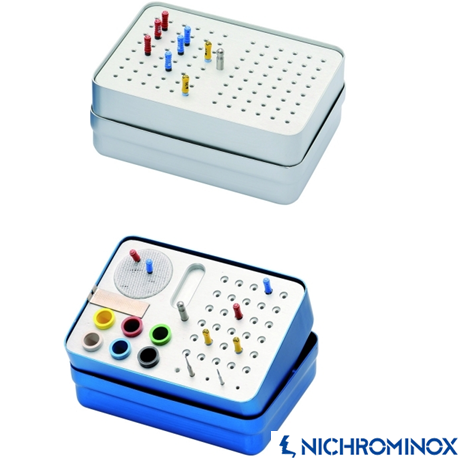 Nichrominox Endo Total with 30 Files holes+6 plastic cups+5 Bur holes+1 Endometer