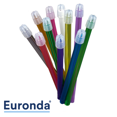 Euronda High Quality Saliva Ejector 100pcs/Pack (Blue)